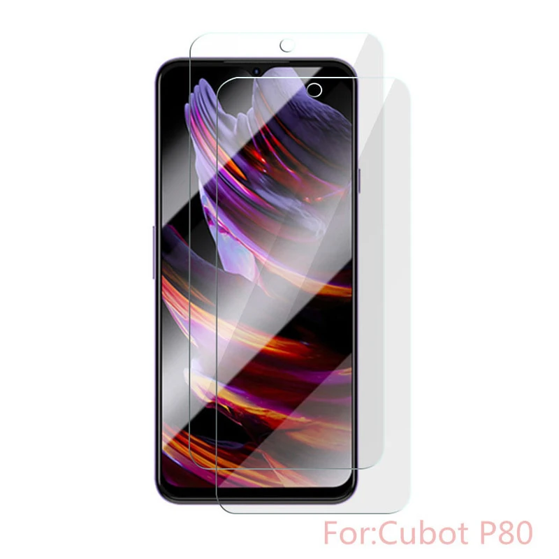 

HD Tempered Glass for Cubot P80 9H Clear Screen Protector for CUBOT CubotP80 2.5D Ultra Thin Anti Scratch Protective Front Film