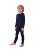 100% Merino Wool Kids Base Layer Set Merino Wool Top and Bottom Thermal Underwear Set Winter Warm Boys Girls Christmas Pajamas 6