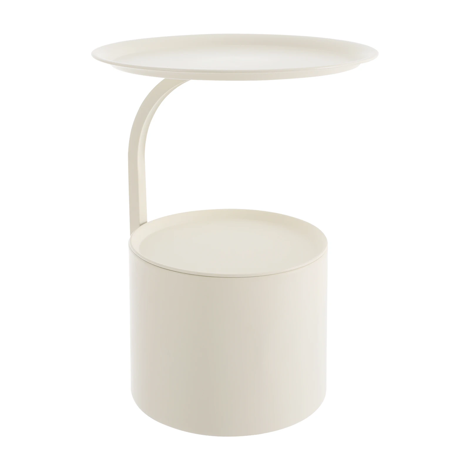 Moderner Runder Beistelltisch Durchdachtes Design Couchtisch Sofatisch – Detail 6