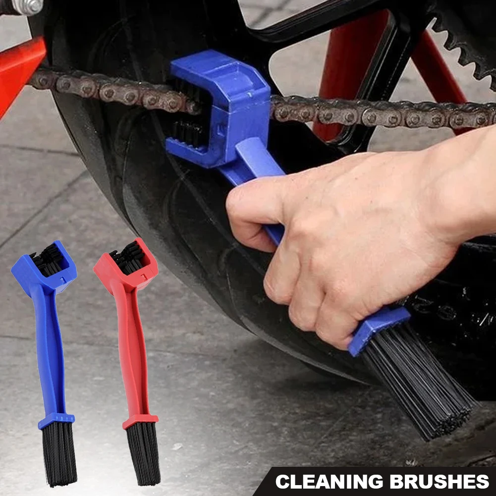 Portable Bicycle Chain Cleaner Motorcycle Road Bike Chain Clean Brush Bicycle Clean Tool Kit Cycling Chains Cleaner Maintenance