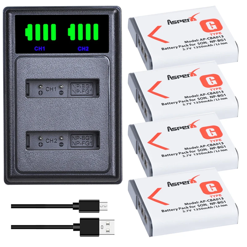 Np-Bg1 Batteria Per Fotocamera Bateria Np Bg1 Npbg1 Per Sony Cybershot Dsc-W30 W35 W50 W55 W70 W80 Wx1 Wx10 Hx9V H10 H20 H70 H50 H55 H90