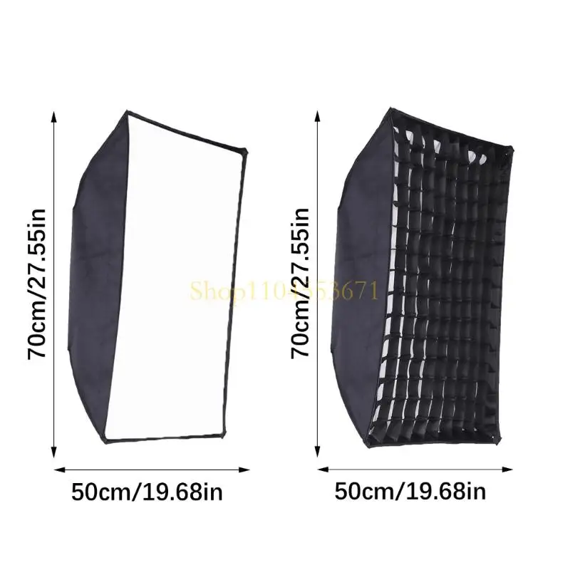 베스트 셀러 빠른 설치 기능을 갖춘 경량 직사각형 소프트박스 휴대용 사진 조명용 소형 소프트 박스