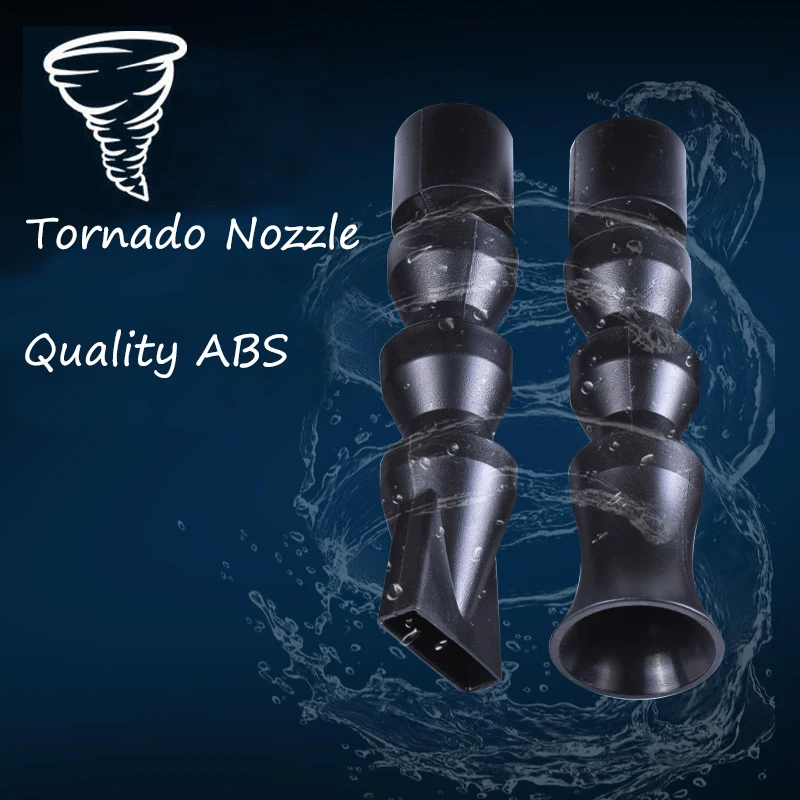 Aquarium Water Pump Outlet Nozzle Tornado Duck Bill Universal Adjustable Fish Tank Fittings Spout Nozzle 2