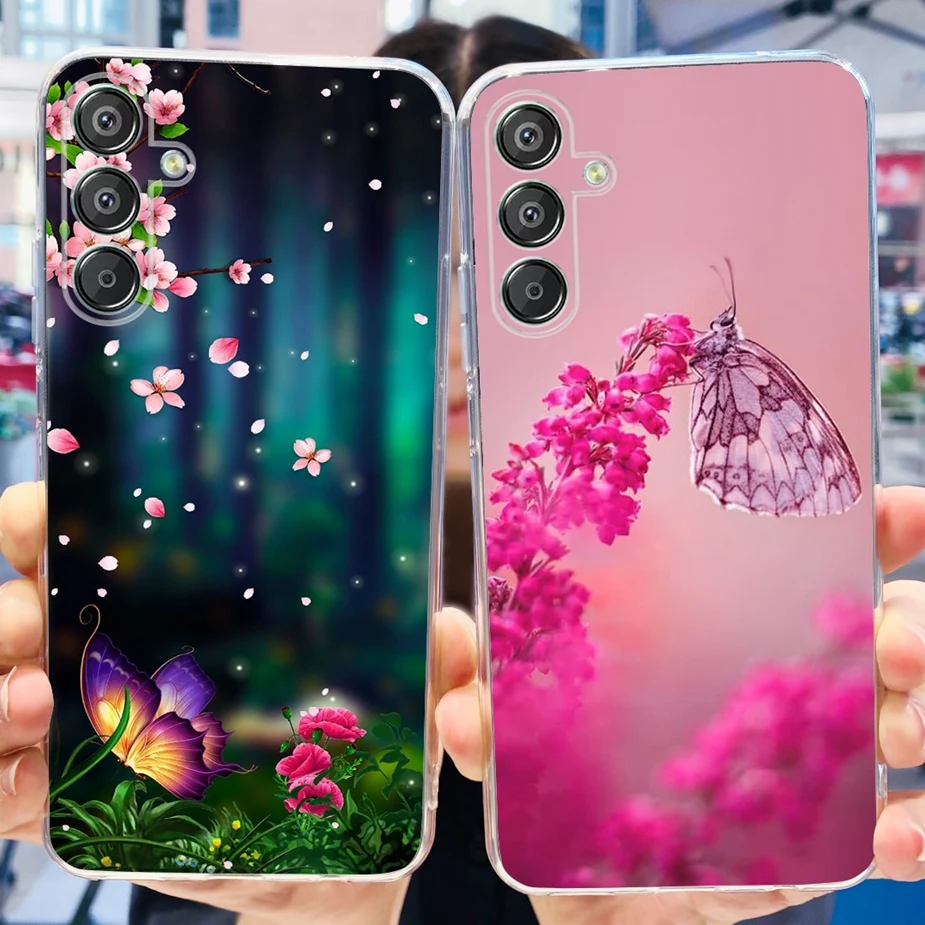 New Fashion Painted Clear Silicone Soft TPU Phone Case Bumper
