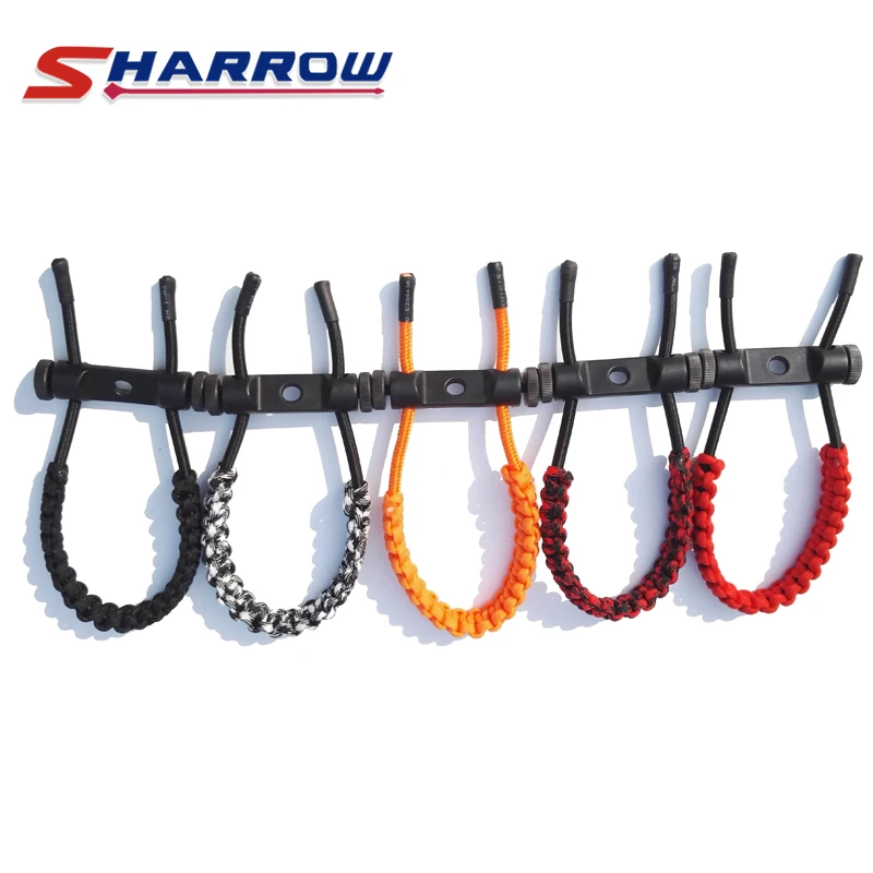 

Archery Bow Sling Compound Bow Rope Adjustable Wrist Sling Braided Rope Outdoor Hunting Accessories