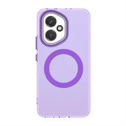 Magnetic Matte Protective Phone Case with Magsafe Wireless Charging Compatibility for HONOR 400 Pro (Purple)