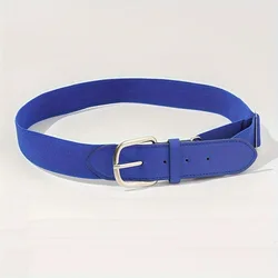 Stylish and Durable Men's Elastic Baseball Strap (Blue)