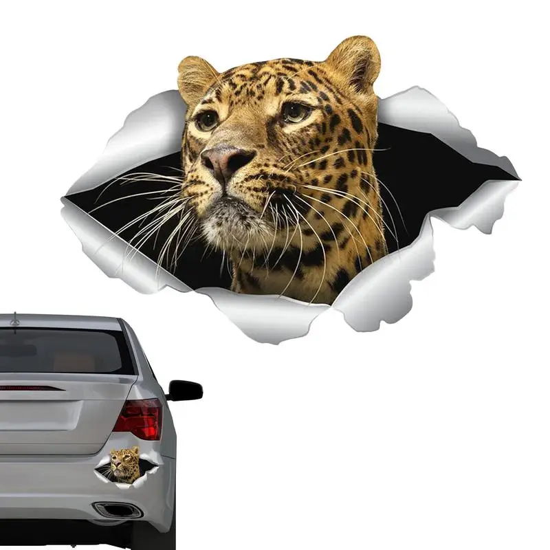 

3D Cartoon Car Stickers Creative Dogs In The Cracks PVC Stickers Auto Car Decal Decals Car-styling Accessories For Decoration