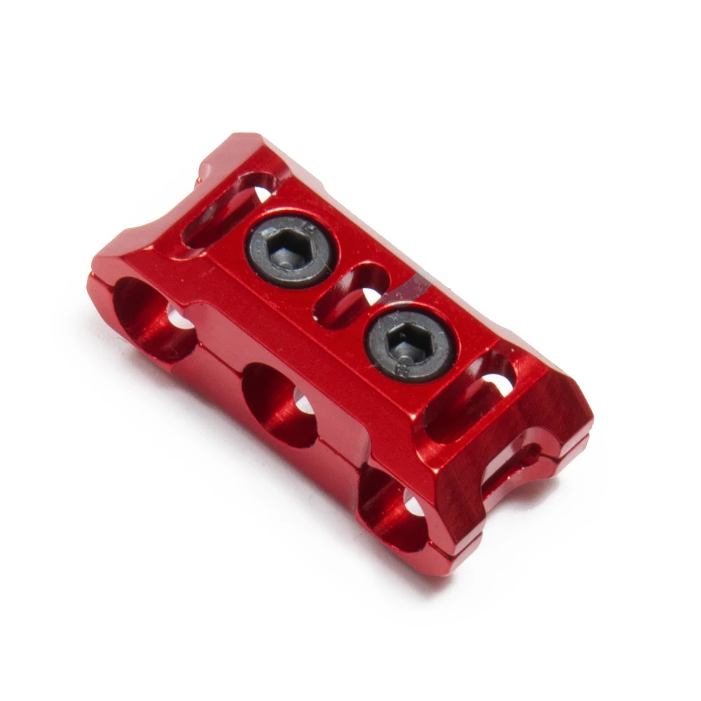 MIBIDAO Aluminum Alloy ESC Motor Cable Manager Wire Fixed Clamp Buckle Prevent Tangled Line Clip Tool for RC Climbing Model Car