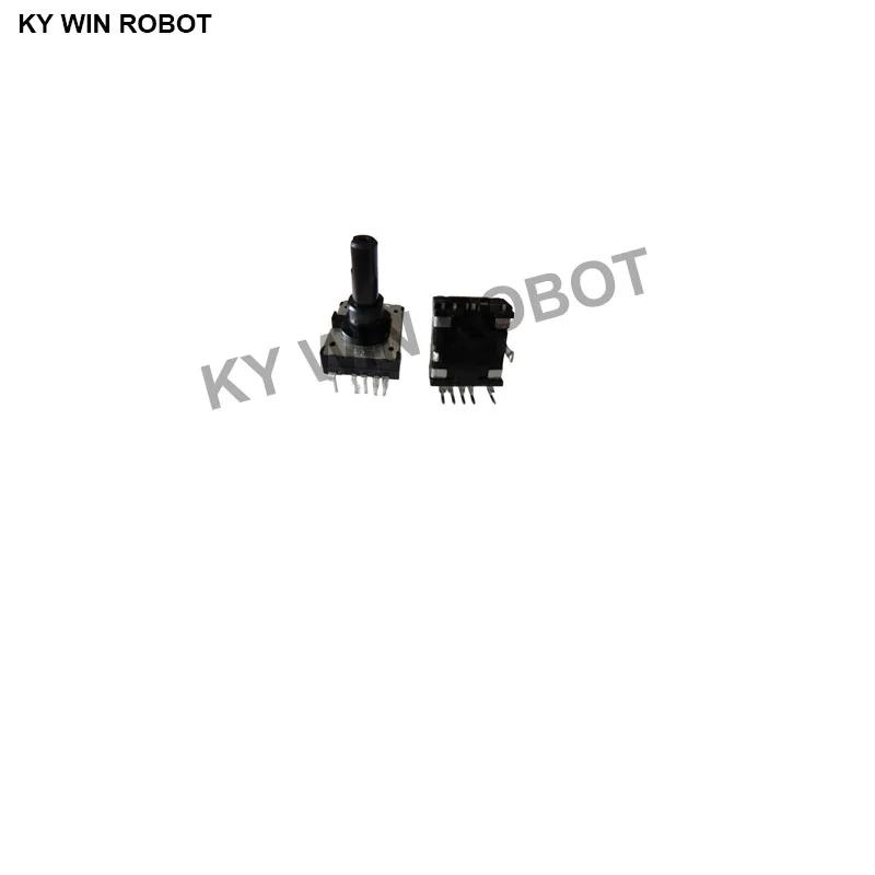 

1pcs/lots Imported Japanese 360 degree rotary 16 points encoder with quill 5 feet half shank shank length 19.5MM