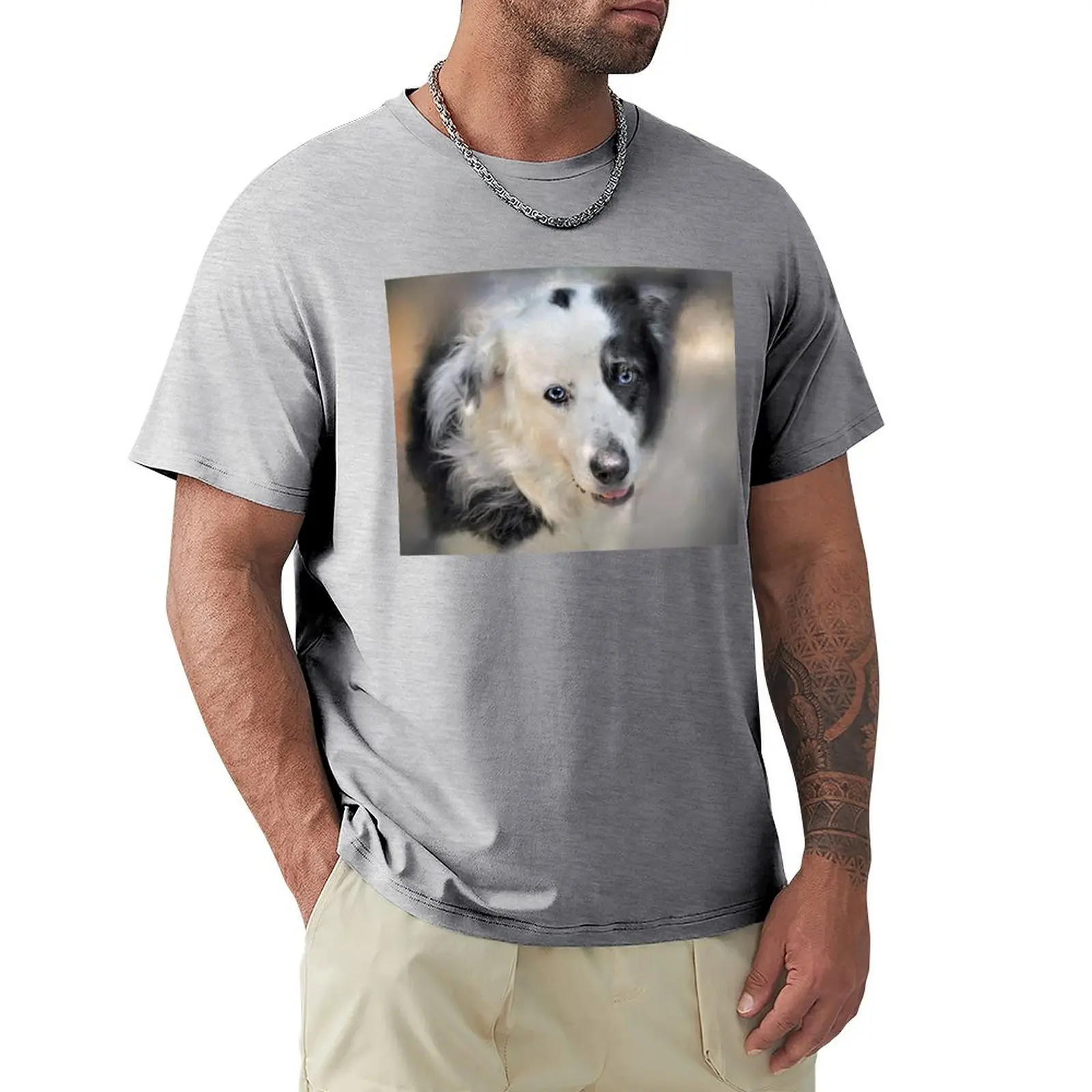 

Dog T-Shirt heavyweights summer clothes plus sizes tees T-shirts for men cotton