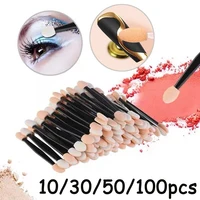 10/30/50/100Pcs Nail Art Brush Double Sided Chrome Nail Powder Applicator Sponge Sticks Nail Supplies Equipment Coloring Tools 1