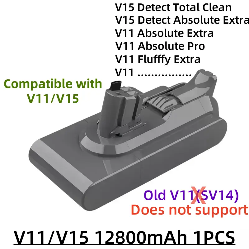 100%New Compatible with Dyson V10 V8  V11 V15 V7 V6 Series SV07 SV09 SV10 DC62 Vacuum Cleaner rechargeable battery - Image 21