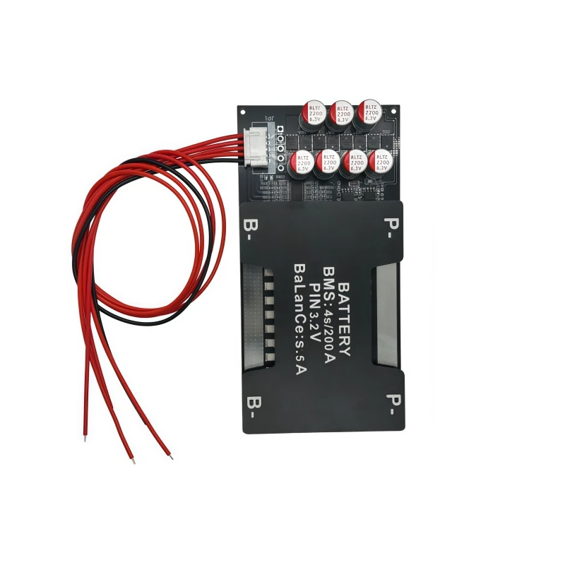 4S LiFePO4 배터리 보호 보드 14.6V 2000W 배터리 관리 시스템 150A/200A/300A (5.5A 액티브 밸런싱 기능 포함)