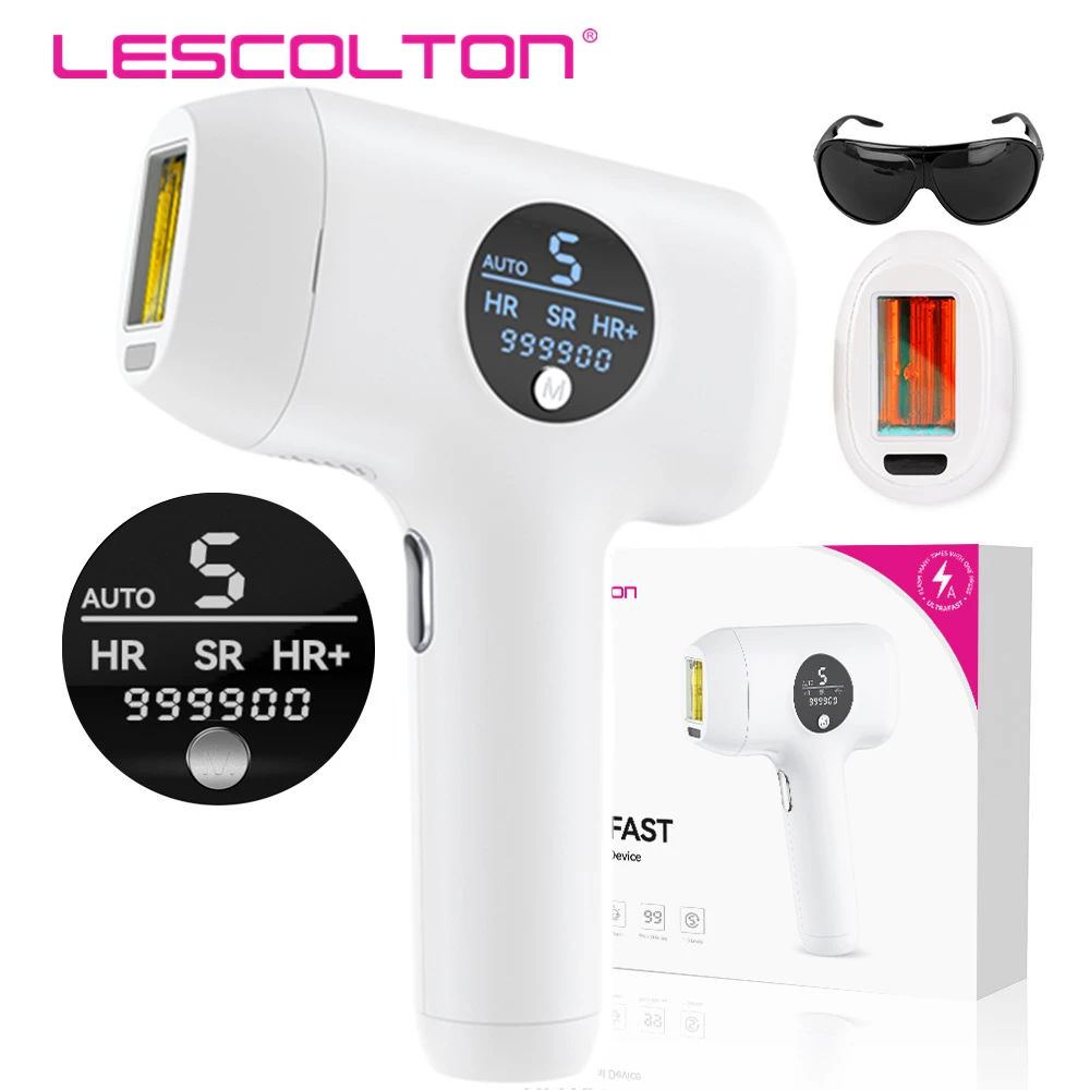 Эпилятор лазерный Lescolton IPL, 999900 вспышек, для мужчин и женщин