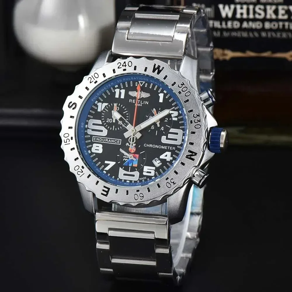 New Arrival Custome Luxury Quartz Watches For Men Automatic Date Rubber Strap Sport Design Good Quality Colorful AAA Male Clocks