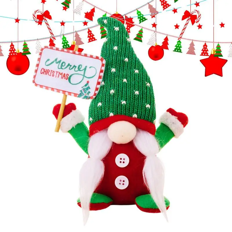 

Christmas Gnomes Plush Stuffed Santa Claus Gnome Faceless Plush Doll Toys for Christmas Holiday Party home room decoration