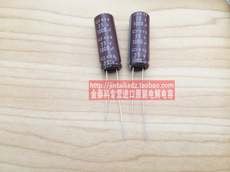 30PCS/50PCS NIPPON electrolytic capacitor 35V1000UF 10X28 KYB long life