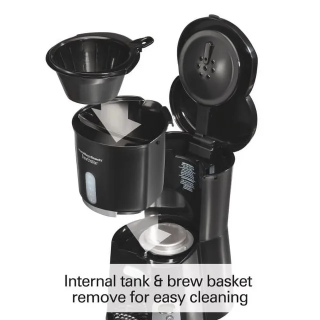 Brew Station 10 Cup Coffee Maker Black 5