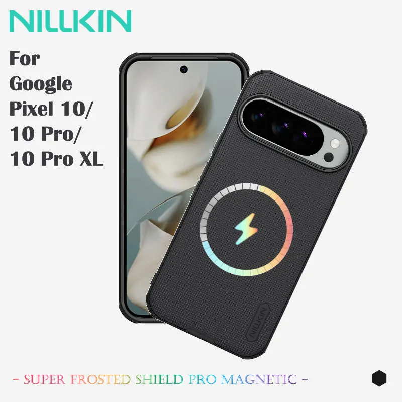 NILLKIN Super Frosted Shield - Military-Grade Protection with Magnetic Charging and Anti-Yellowing
