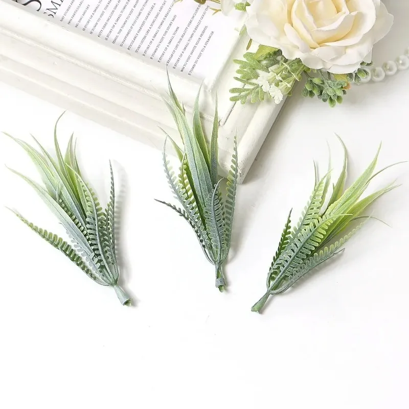 Green Artificial Leaf Garland for Home & Party Decor, DIY Crafts, and Festive Wreaths