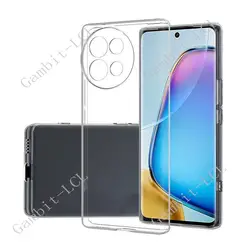 Enhanced Anti - Falling Shockproof Silicone TPU Back Case Cover for Vivo V40 Lite 5G (Clear)
