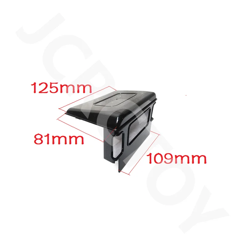 Angle du toit de voiture RC 1/12 pour MN D90 D91 D99, montrant la texture mate de la pièce noire