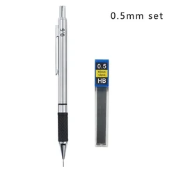 Premium Mechanical Pencil Set with Ergonomic Grip for Art, Drawing, and Office Supplies - Assorted Lead Sizes (0.5mm set)