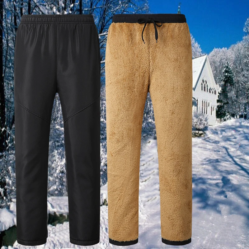 Men Lamb wool cashmere pants Joggers Sweatpants Casual Thickened Comfortable Warm sport jogging trousers,fleece sweatpants,fashionable wide leg pants,wide leg pants,fashion pants