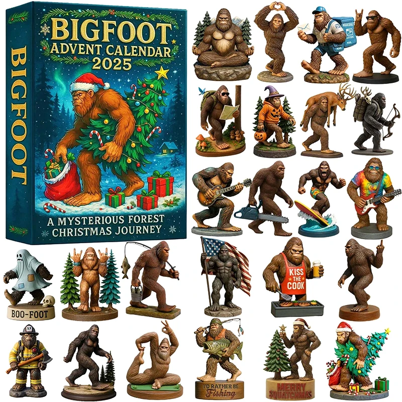 Adventure Calendar 2025, 24 Days Holiday Countdown Calendar With 3D Festive  Figurines, Christmas Advent Calendar
