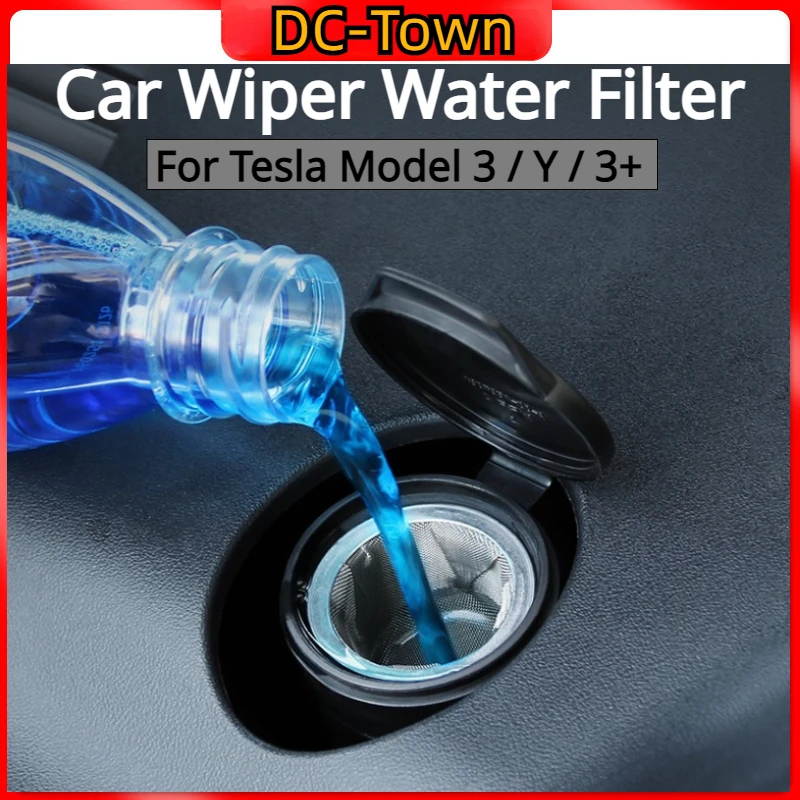 

Wiper Water Filter Net For Tesla Model 3+ Front Hood Filter Wiper Tank Filling Port Funnel Net ModelY 2024 New Model3 Highland