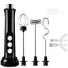3 In 1 Portable Rechargeable Electric Milk Frother Foam Maker Handheld Foamer High Speeds Drink Mixer Coffee Frothing Wand 5