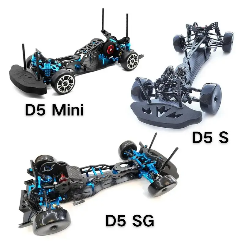 RC Car 3RACING Sakura D5 S SG Mini KIT 1:10 Carbon Fiber DIY Model