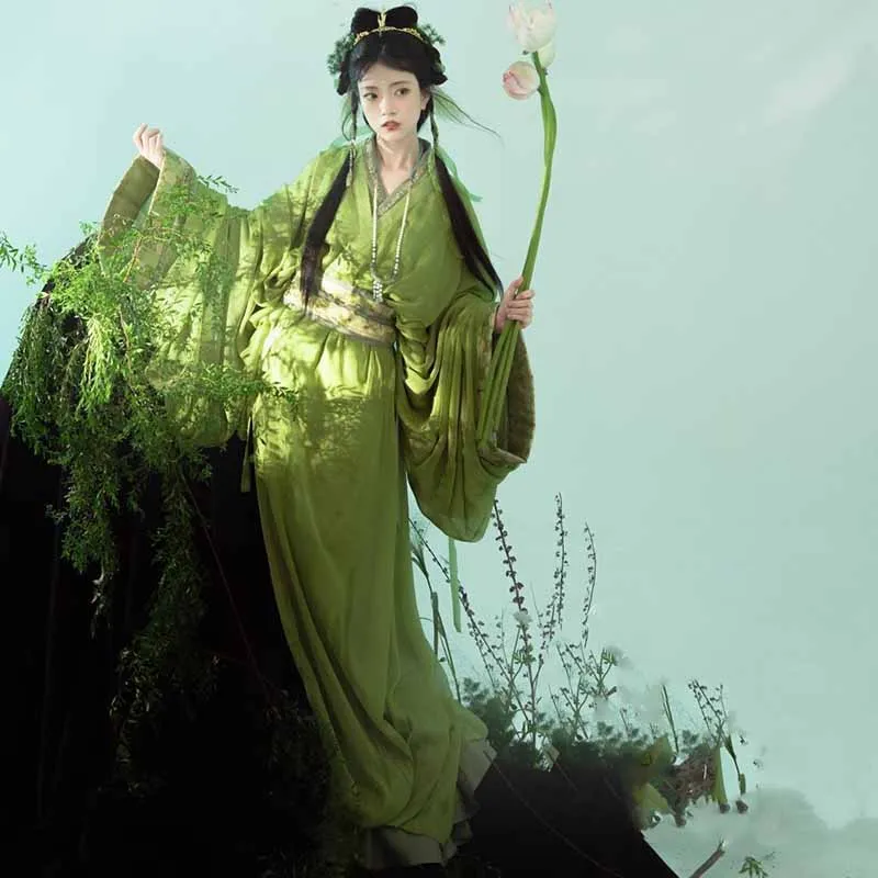Hanfu Dress Women Chinese Traditional Hanfu War Robe Female Carnival Fairy  Cosplay Costume Green Hanfu Dress Plus Size - AliExpress 200000532