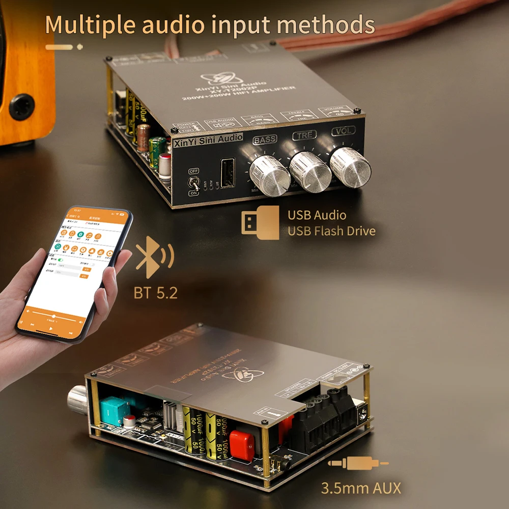 XY-T2002P Bluetooth Digital Sound Amplifier Module 200W*2 Audio