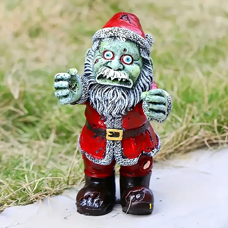 

2023 Garden Gnome Graveyard Statue Halloween Ghost Festival Resin Crafts Ornament Zombie Gnome Decoration