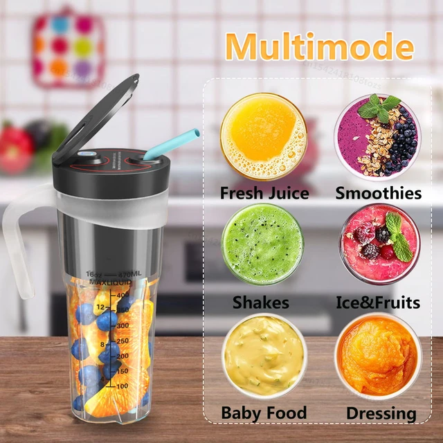 Mini Electric Portable Blender  Fresh Juice Blender Portable - Mini Mixer  Electric - Aliexpress