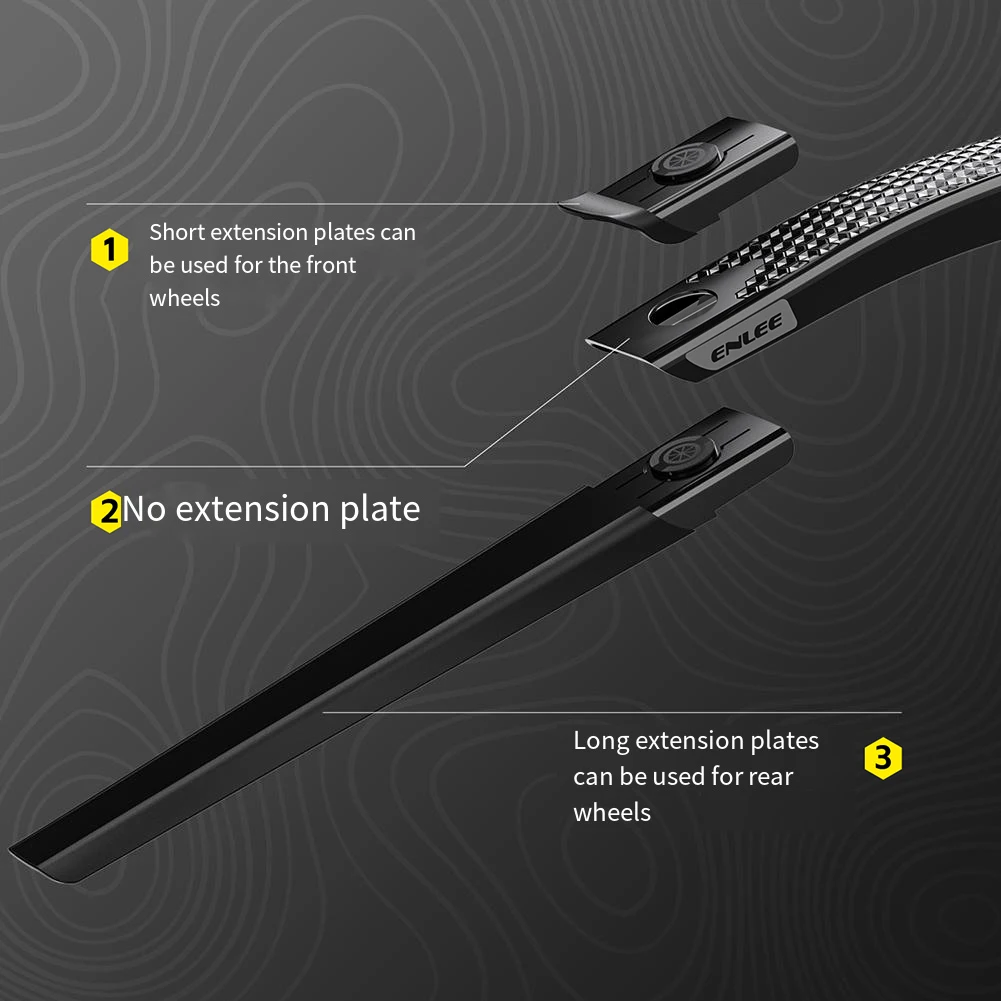 Bicycle Mudguard Strong Toughness Bike Tire Wheel Mudguard Universal Road Bike Wheel Fenders for Front Rear Wheels Below 38mm