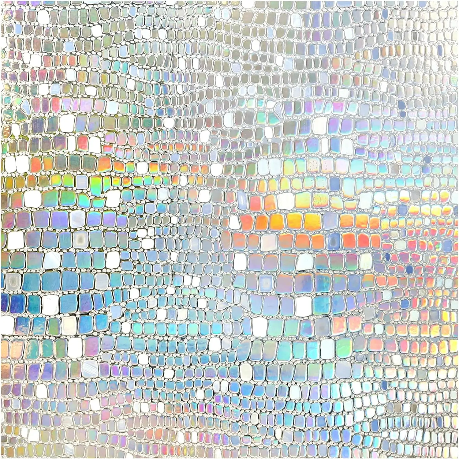 Rainbow 3D Decorative Privacy Window Film - Stained Glass Static Cling Sticker