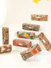 Patterned Jewelry Box Stylish Lipstick Storage Box Natual Cork Retro Style Portable Travel Jewelry Storage Mini Lipstick Case 4