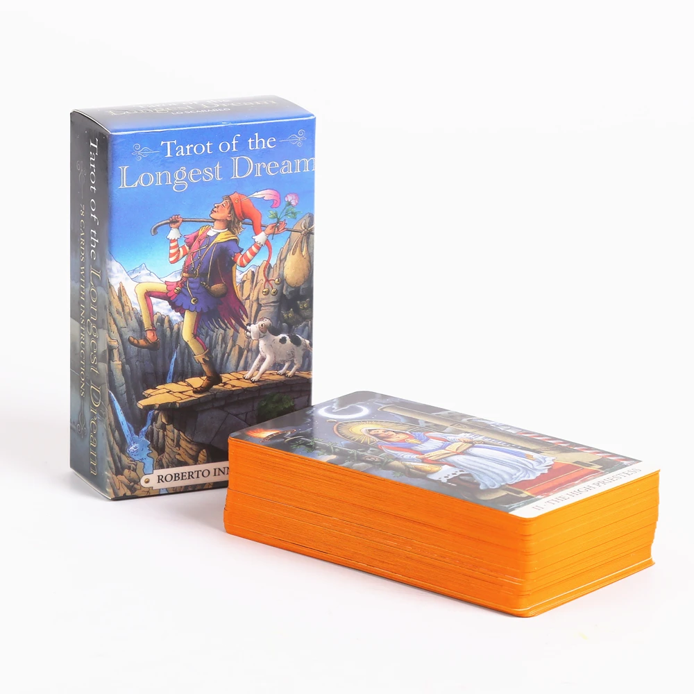 The Longest Dream Tarot Cards 78pcs Deck with Instruction Booklet, Ideal for
 Enthusiasts and Board Game Lovers 3