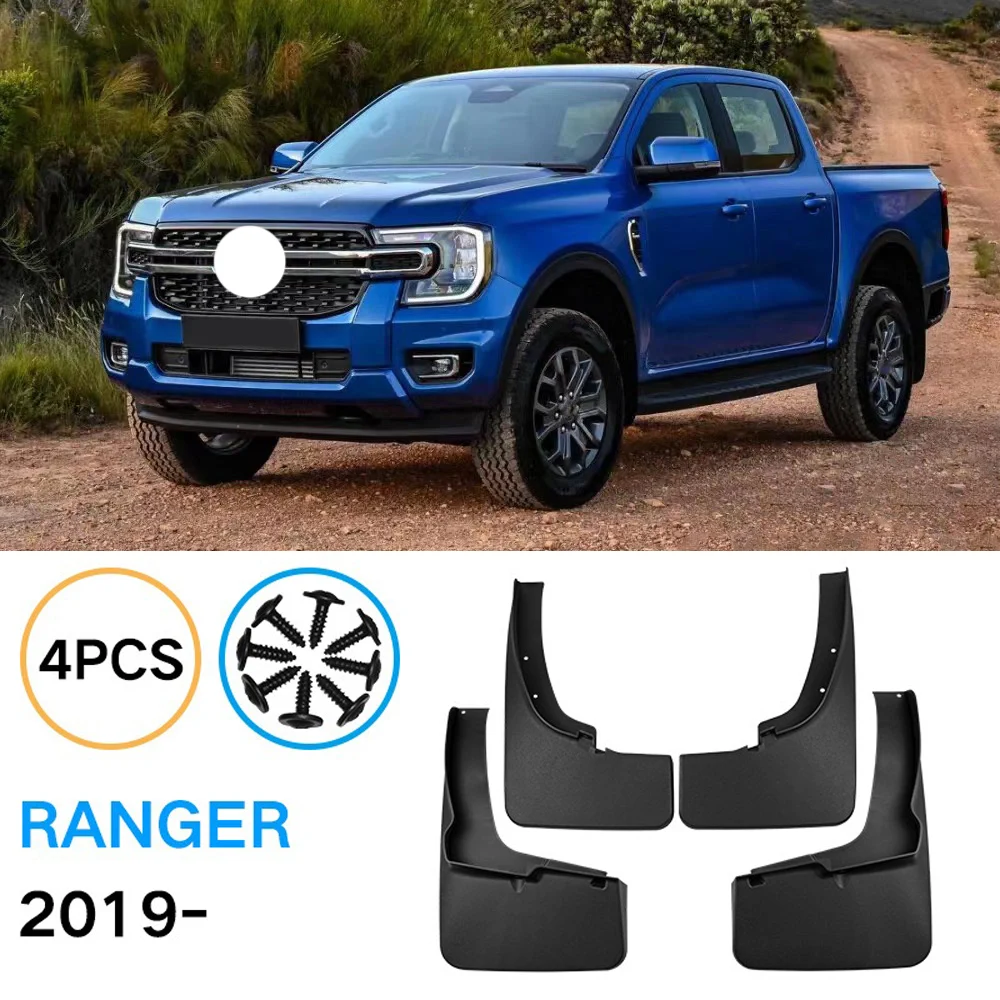 

4 шт., брызговики для Ford Ranger 2019 2020 2021 2022 2023