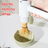 Dispositif Matcha électrique à fouetter rapidement, outil de démarrage à un bouton pour mélangeur Matcha, magasin de boissons, outils de fabrication de thé à faire soi-même 2