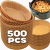Air Fryer Paper Round Oil Proof Baking Paper Liners Disposable Cooking Paper Non-Stick Microwave Oven Pastry Papers Kitchen Tool