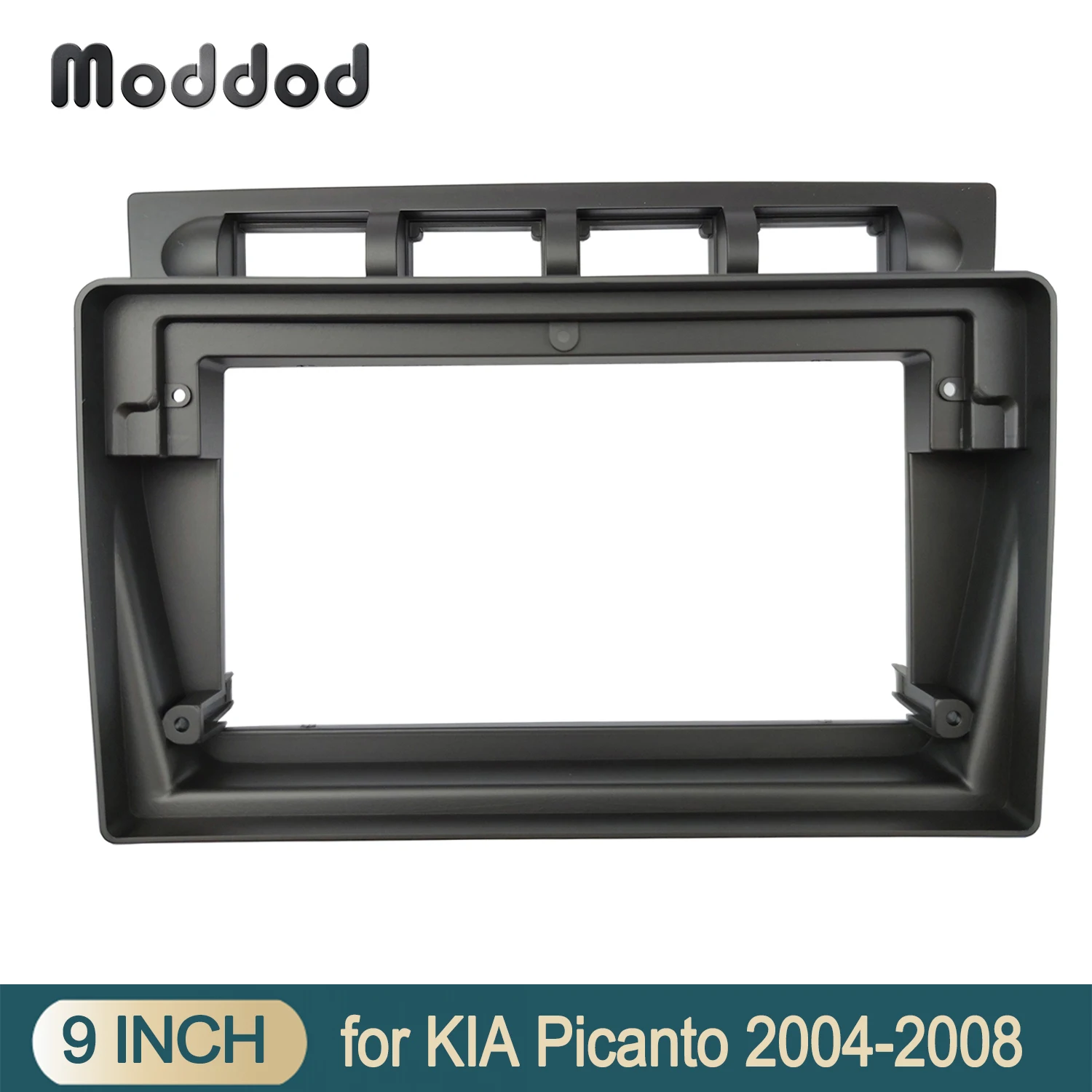 Double 2 Din Android Dash Mount Trim Kit for KIA Picanto 2004 2008