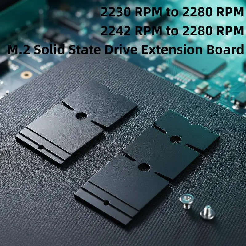 Enhanced M.2 SSD Length Conversion Bracket DIY Kit - Complete Set with Enhanced PCB Hardware