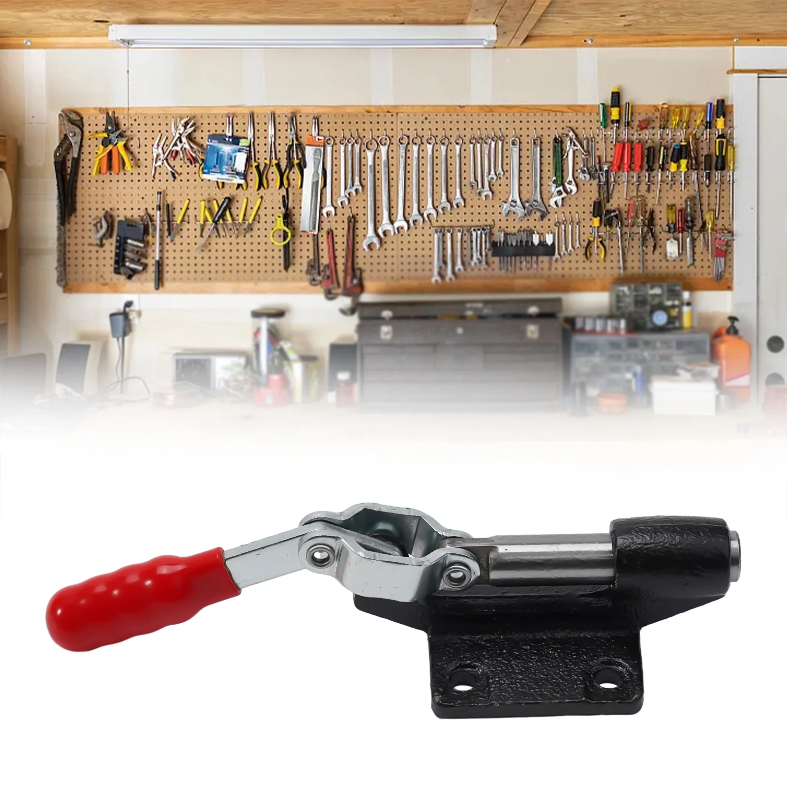 

GH-304C Toggle Clamp GH-305E Toggle Toggle Clamp Hardware 227kg-680kg 305E Fixed Clamping Hand Tools Set Pull Type Quick Release
