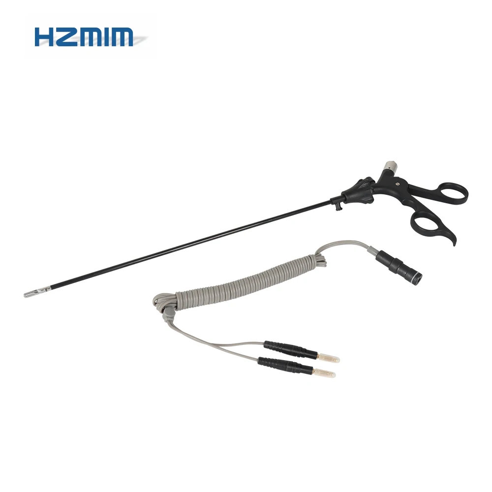 

5x330mm Reusable Laparoscopic Instruments, Laparoscopic Bipolar Coagulation Forceps with Cable