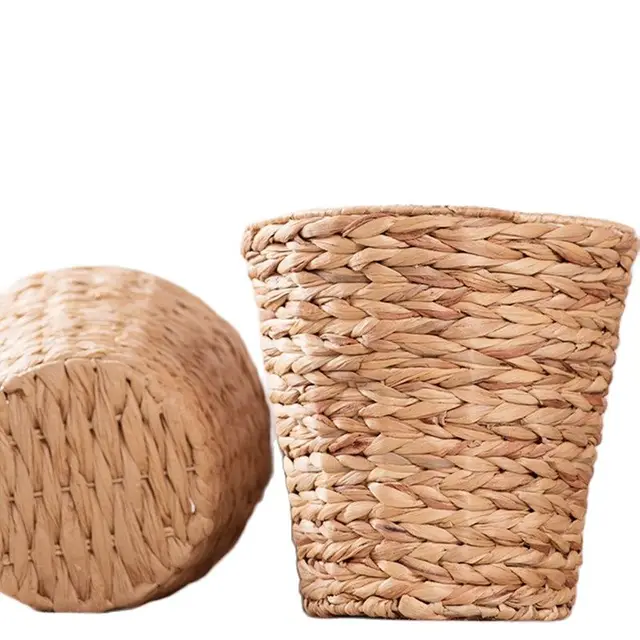 Kötél Fonott Kreatív Kézzel Készített Asztali Nappali Hálószoba Wc -Tároló Kosár - Image 3