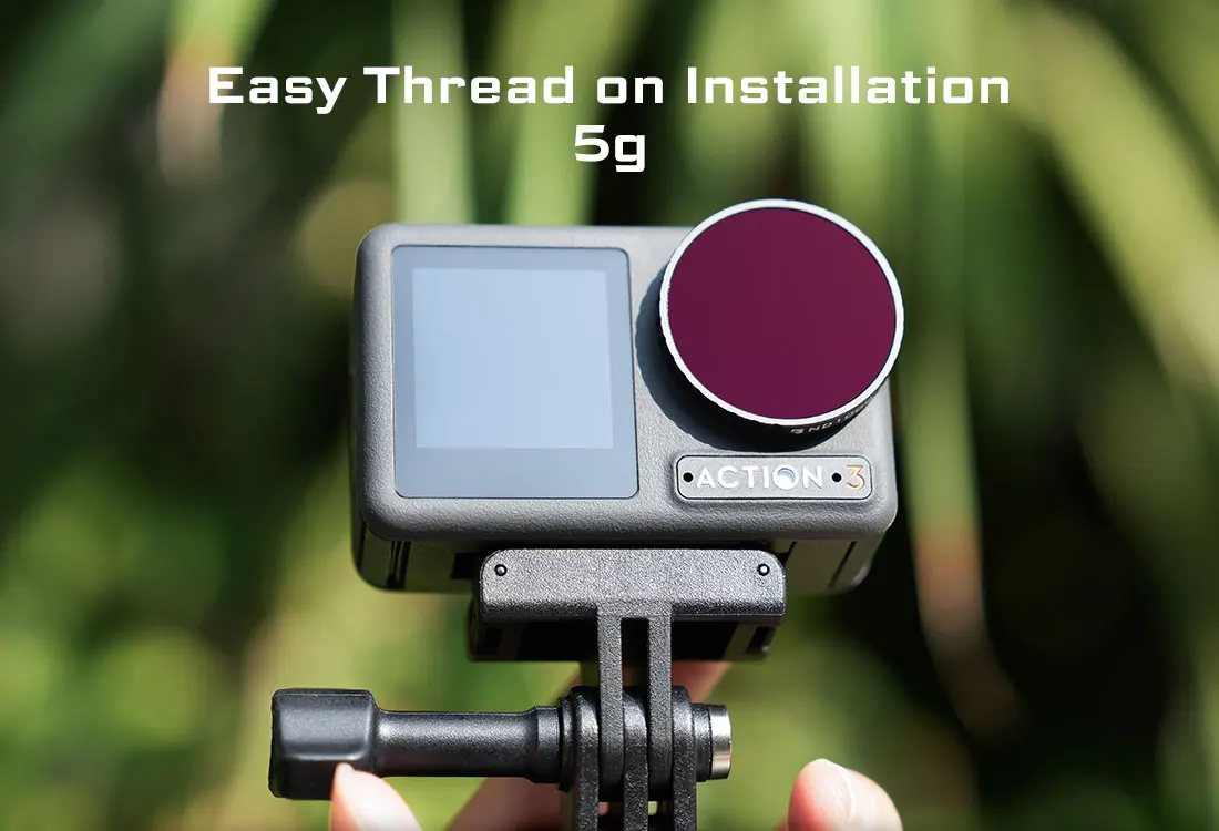 UV Camera Lens Filter Compatible with Osmo Action 3